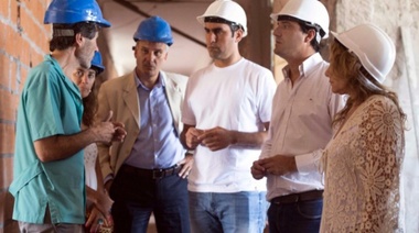 Manuel Mosca visitó obras en el Hospital Interzonal de Mar del Plata