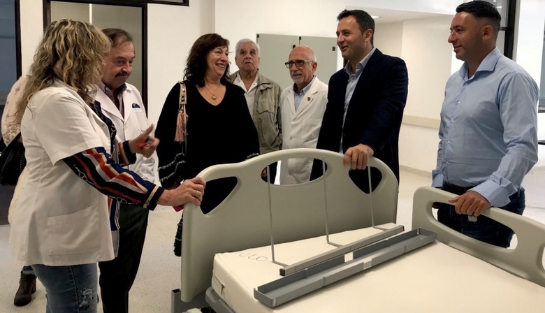 Diputado recorrió las obras del Hospital Eva Perón