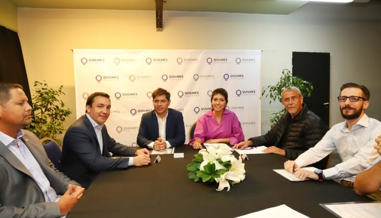 Kicillof encabezó una reunión del Comité de Cuenca de los arroyos San Francisco-Las Piedras