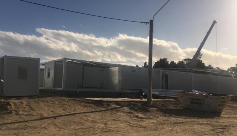 El hospital modular de Monte Hermoso estará listo a fin de mes