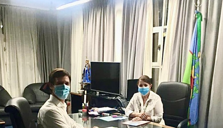 Blanca Cantero recibió a Nicolás Mantegazzo en Guernica para construir una agenda en común
