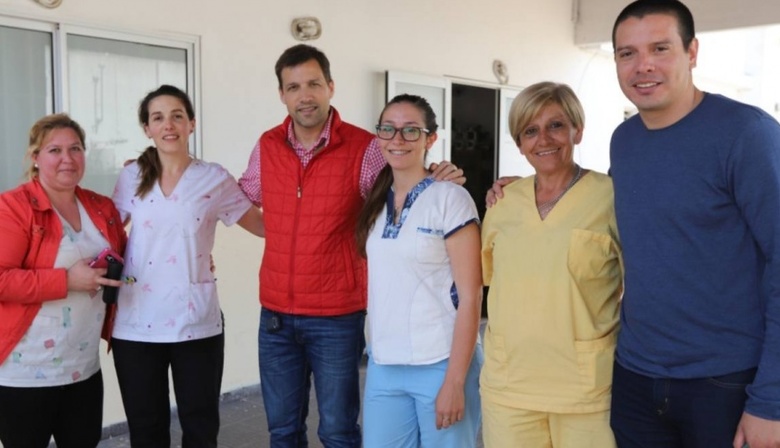De Jesús y Cardozo visitaron la Unidad Sanitaria de Las Toninas
