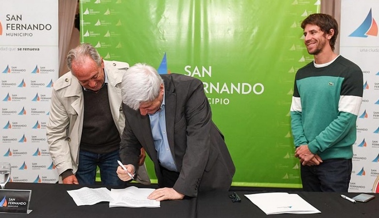 Juan Andreotti y el municipio de San Fernando firmaron convenios para intensificar el ‘Sanfer Recicla’