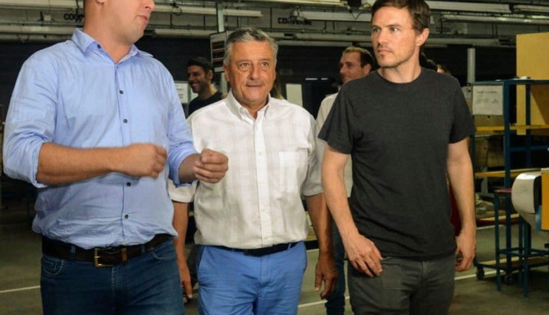 Augusto Costa fue recibido por Alberto Gelené en Las Flores