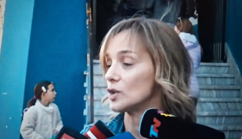 Votó Malena Galmarini: “La elección se nacionalizó por la crisis por la que atraviesa el país”