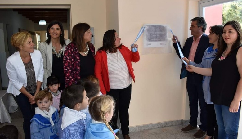 El intendente de Lobos inauguró la ampliación del Jardín Nº 906