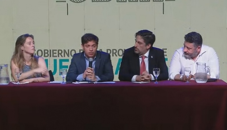 Kicillof: “Encontramos que la infraestructura escolar se encontraba en un estado de deterioro y abandono”