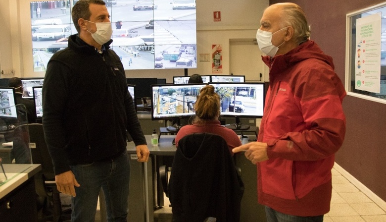 Grindetti supervisó operativos de control vehicular
