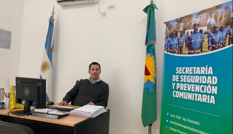 El secretario de Seguridad de Escobar destacó la inversión de la provincia en móviles y tecnología