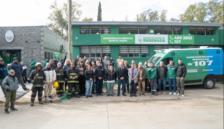 Ensenada inauguró nueva base de ambulancias en El Dique