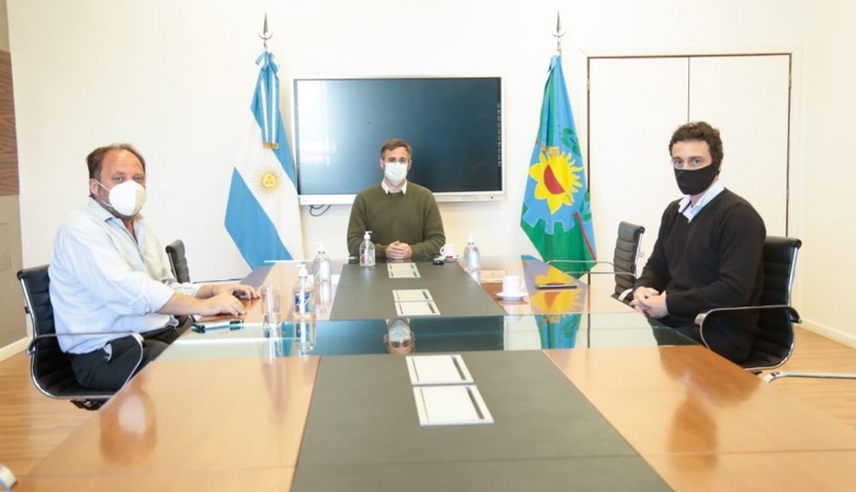 El intendente Federico Achával se reunió con científicos para conocer proyectos en la lucha contra el COVID-19