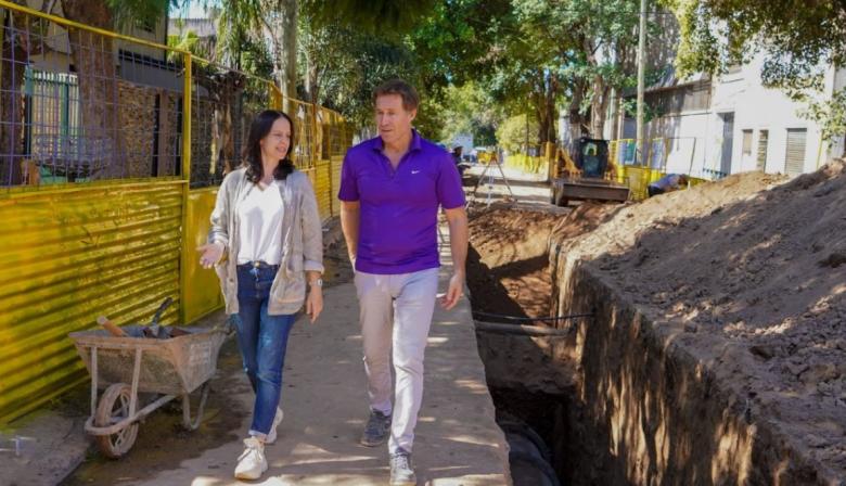 Vicente López avanza con su Plan de Obras para prevenir inundaciones