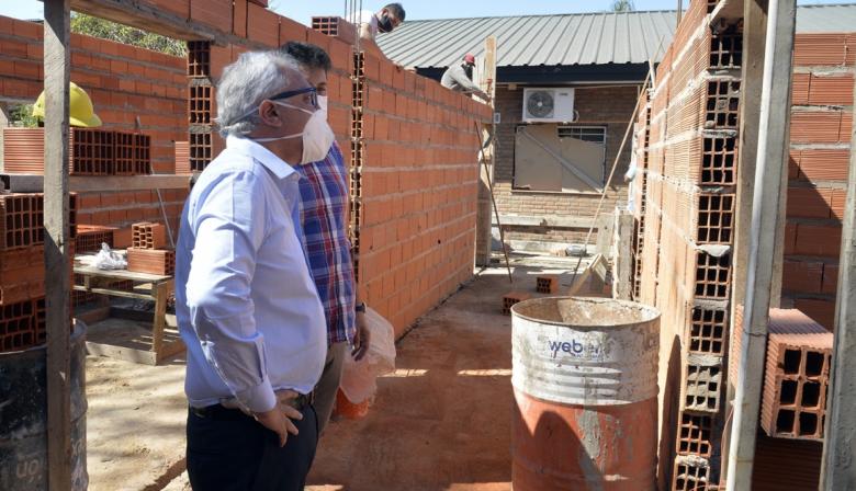 Tigre: avanza la ampliación del centro de salud del barrio El Arco en Benavídez