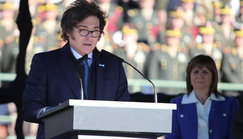Dos actos, una grieta: Milei y Villarruel dividieron el Día de la Bandera