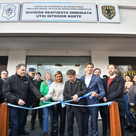 “Trabajo conjunto, inversión y decisión política”: Kicillof inauguró base de UTOI en San Nicolás