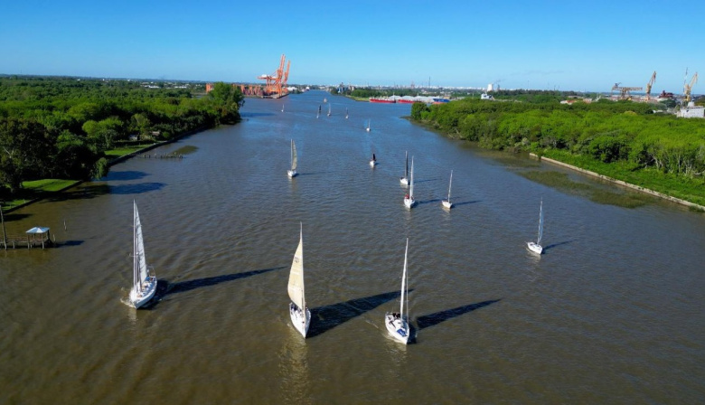 Más de 200 tripulantes protagonizaron la segunda Regata Canal Magdalena