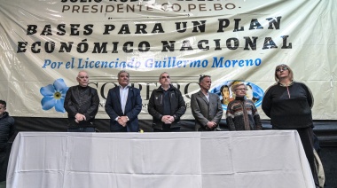Ledesma, Moreno y Valdez presentaron el Plan Económico Peronista