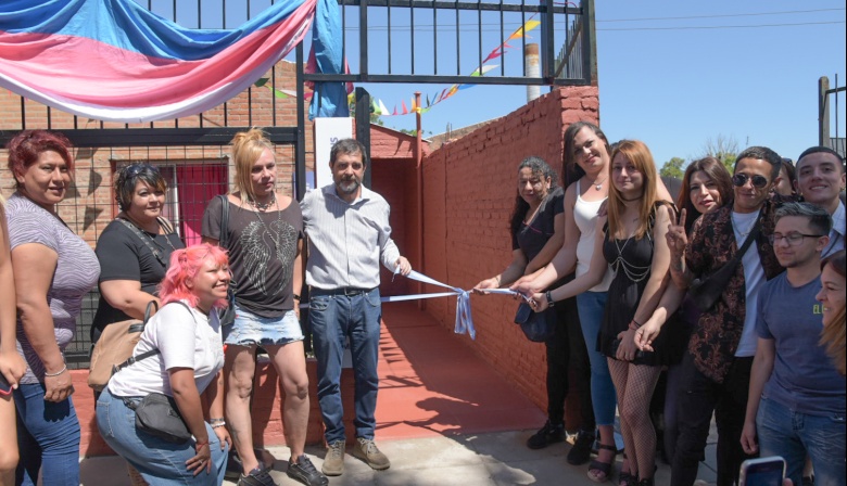 Moreira inauguró el primer Espacio Trans de la ciudad de San Martín