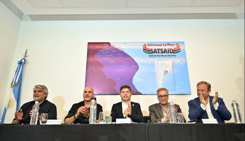 Cascallares recorrió la nueva sede de la obra social del SATSAID junto a Kicillof