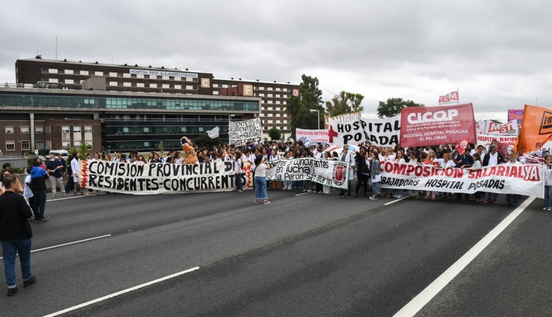 Los trabajadores del Hospital Posadas realizarán una huelga de tres días