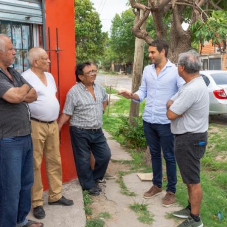 Passaglia confirmó la obra de pavimentación para un barrio de San Nicolás