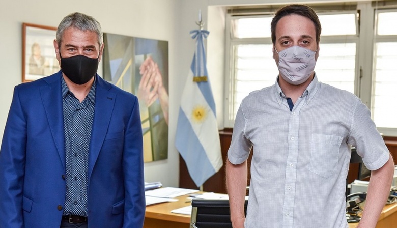 Ferraresi y el Presidente de la Federación de Inquilinos Nacional analizaron la situación de 9 millones de inquilinos del país