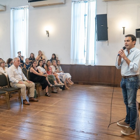 San Isidro: Ramón Lanús y Esteban Bullrich participaron de una capacitación a más de 300 docentes
