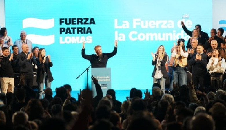 “Es comunidad o motosierra”: Otermín presentó la lista de Fuerza Patria Lomas