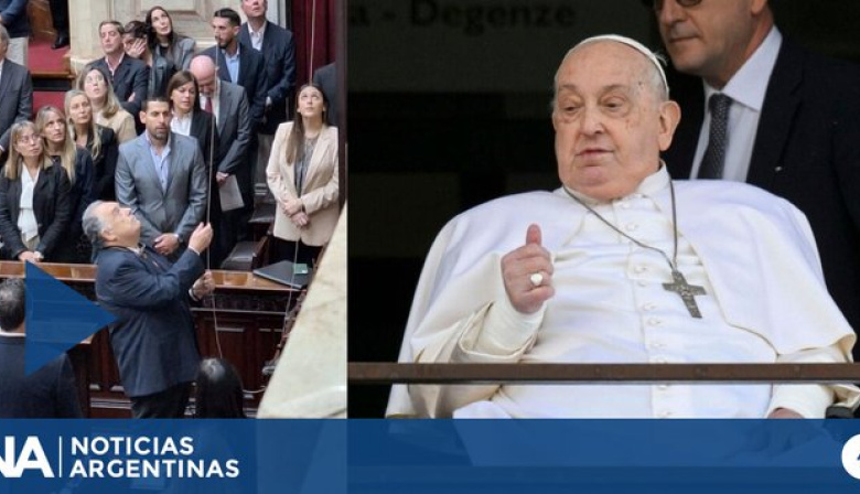 Diputados rinden homenaje al Papa Francisco en una sesión especial