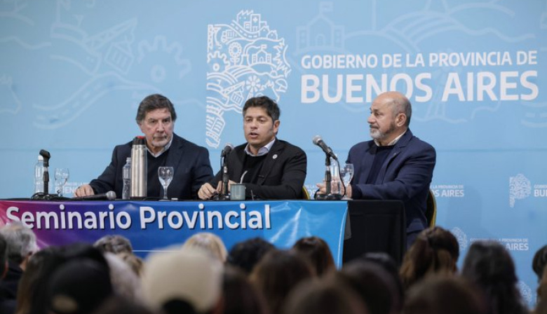 Kicillof: “Hay que planificar la política pública y no improvisar”