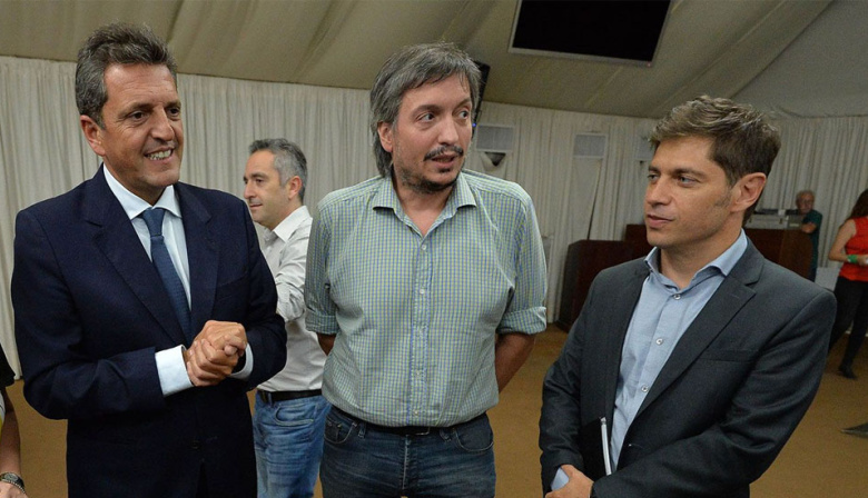 Axel Kicillof, Máximo Kirchner y Sergio Massa acordaron presentar a los candidatos más “competitivos”