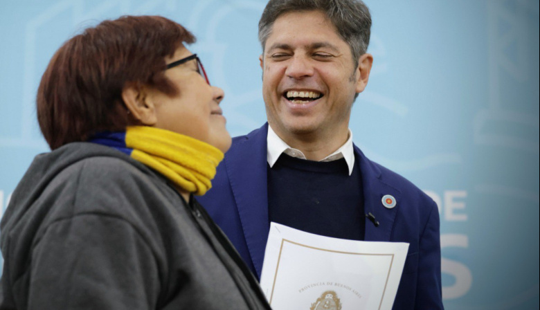 Kicillof: "Estamos trabajando para que las políticas de Milei no destruyan a los bonaerenses"