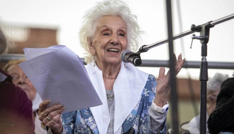 De Carlotto llamó a movilizar en defensa de Cristina: “Tenemos que juntarnos para esta lucha”