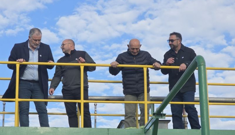 Ramallo: el intendente Mauro Poletti inauguró la planta cloacal de El Paraíso