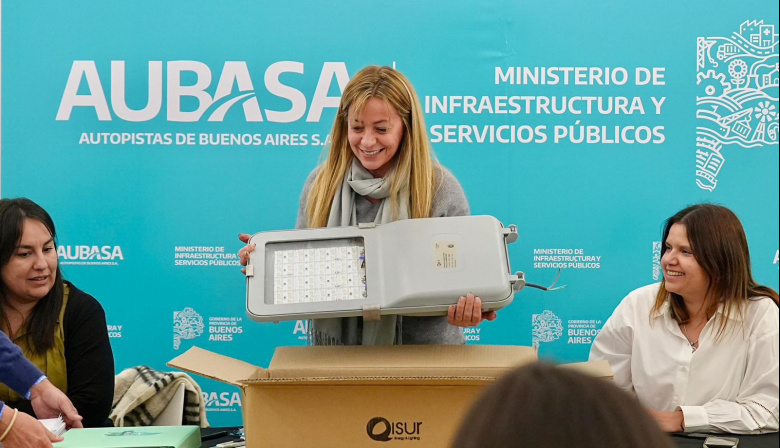 AUBASA moderniza el acceso a Cardales con nueva iluminación en Ruta 6