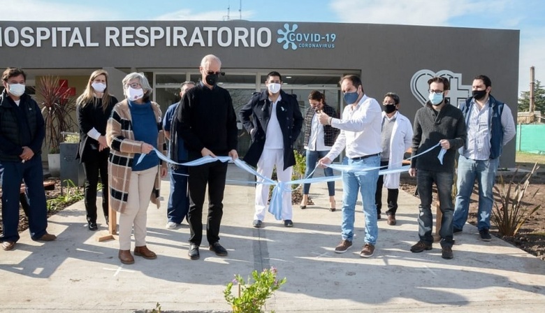 La Provincia inauguró un hospital respiratorio en Navarro