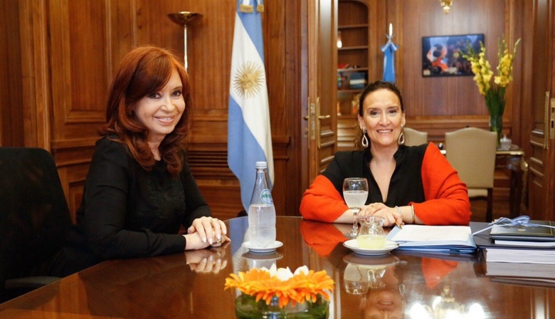 Gabriela Michetti y Cristina Fernández se reunieron para acordar el traspaso en el Senado