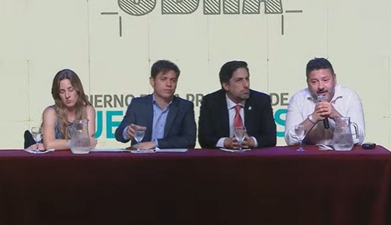 En vivo: Axel Kicillof presenta el programa “Escuelas a la Obra”