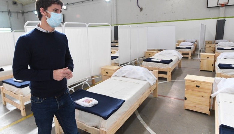 Andreotti supervisó los Centros de Aislamiento de coronavirus de San Fernando
