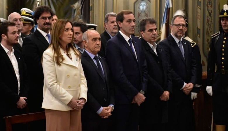 Vidal participó del Tedeum en La Plata