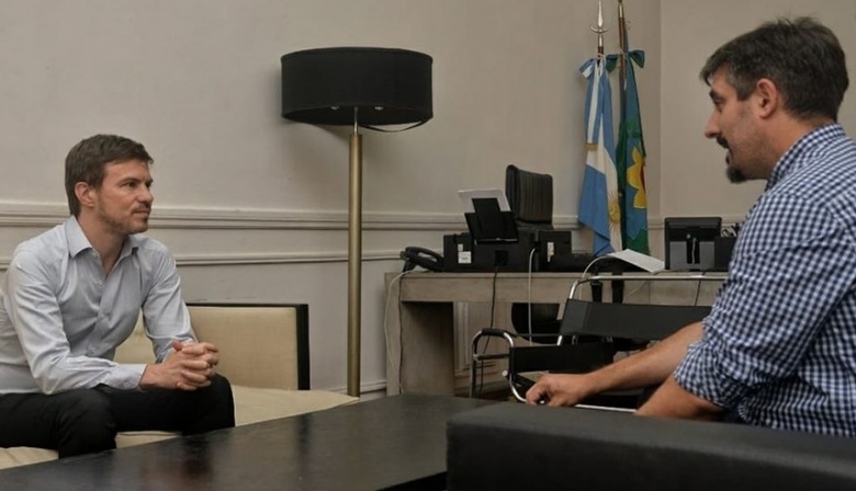 Sebastián Ianantuony mantuvo un encuentro con Augusto Costa