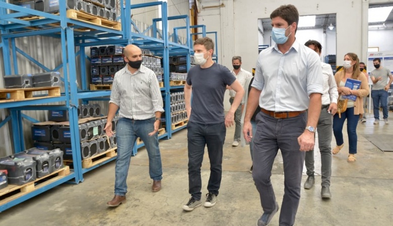 Ayacucho: El intendente recibió al ministro de Producción, Ciencia e Innovación Tecnológica de la provincia