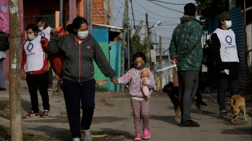 Los casos de coronavirus en barrios populares representan el 18% de los contagios en la Provincia