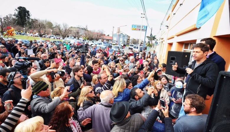 Kicillof en Arenales: “Necesitamos un resultado político contundente”