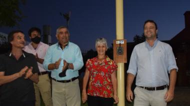 Nueve de Julio: El intendente inauguró 146 nuevas luminarias