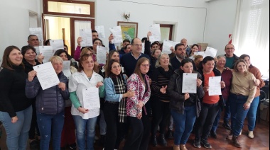 Tordillo: Olivera anunció el pase a planta permanente de 29 municipales