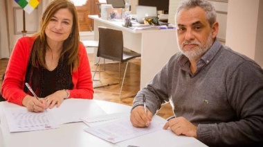 La ministra Díaz firmó un convenio de colaboración con el Colegio de Psicólogas y Psicólogos