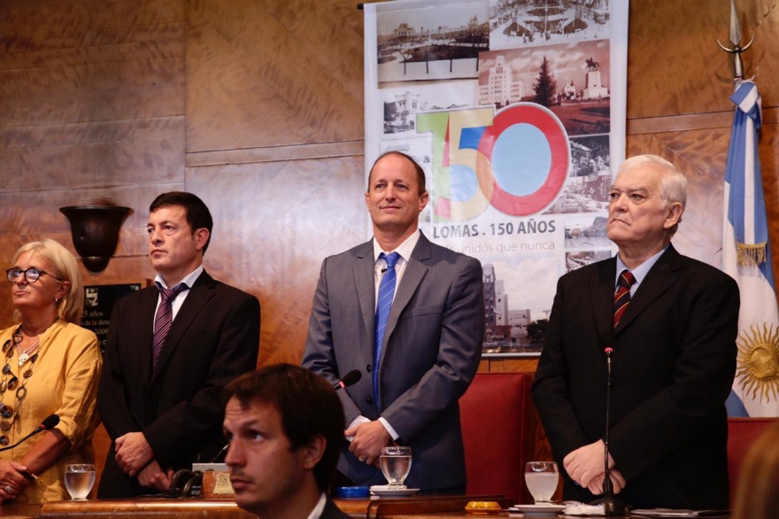 Insaurralde encabezó la apertura de sesiones en Lomas de Zamora