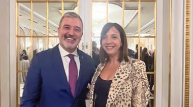 Natalia Sánchez Jáuregui mantuvo un encuentro con el alcalde Jaume Collboni en Barcelona