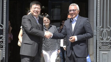 Zamora recibió al embajador de la República Popular China